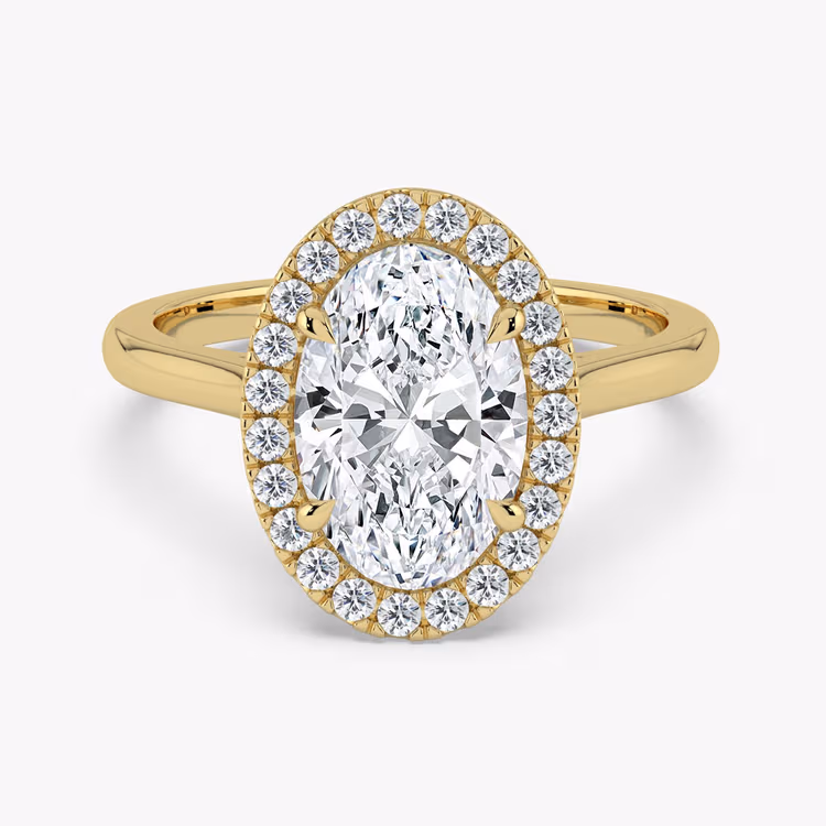 GABRIELLA | oval halo engagement ring